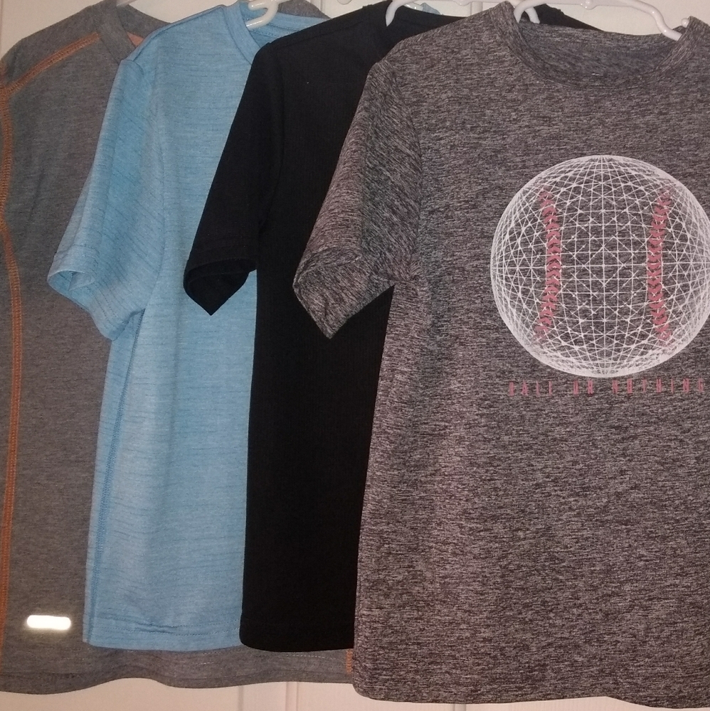 4 Athletic sports summer shirts